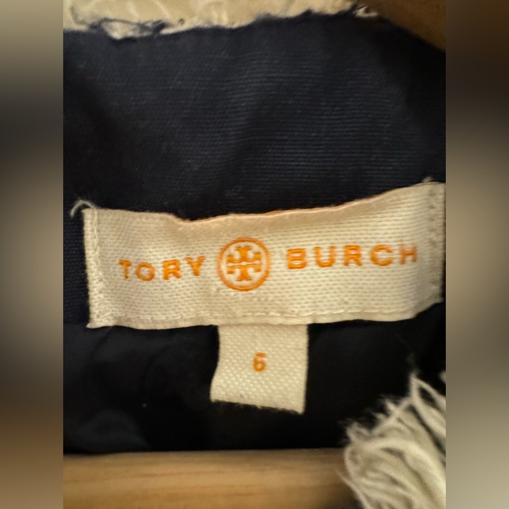 Tory Burch Rosemary Dress Jeweled Tweed Size 6 - Picture 6 of 9